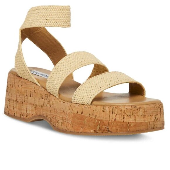 Steve Madden Women's Sashes Strappy Platform Sandals Size 11 New in Box - Picture 3 of 5